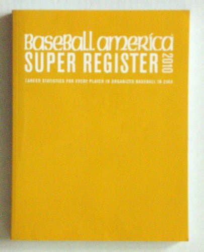 Book cover for Baseball America Super Register 2010 by Matt Eddy