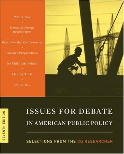 Book cover for Issues for Debate in American Public Policy: Selections from the CQ Researcher by Cq Press Editors