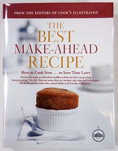 Book cover for The Best Make-Ahead Recipe by Cook's Illustrated Magazine