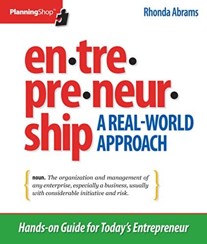 Book cover for Entrepreneurship: A Real-World Approach by Abrams, Rhonda