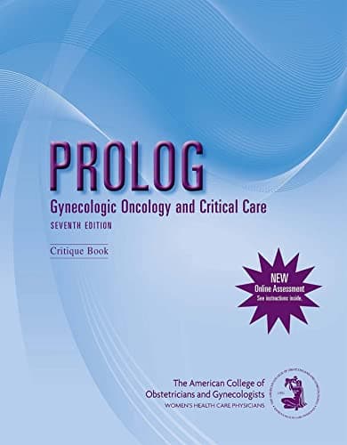 Book cover for PROLOG: Gynecologic Oncology and Critical Care by American College of Obstetricians and Gynecologists (ACOG)