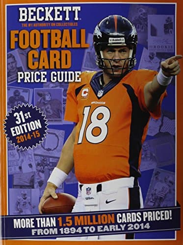 Book cover for Beckett Football Card Price Guide 2015 by Beckett Media