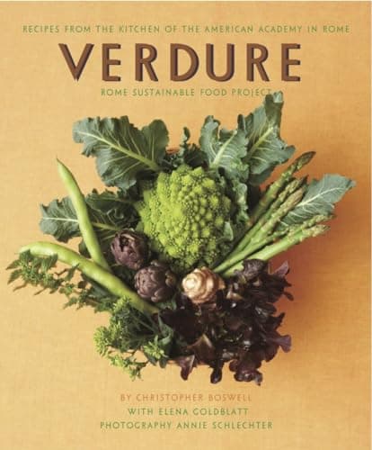 Book cover for Verdure: Vegetable Recipes from the Kitchen of the American Academy in Rome, Rome Sustainable Food Project by Boswell, Christopher