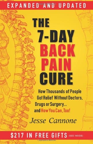 Book cover for The 7-Day Back Pain Cure by cannone-jesse