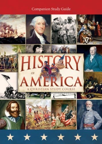 Book cover for History of America (Study Guide) by Vision Forum