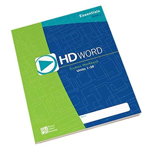 Book cover for HD Word, Essentials Student Workbook 2 (Grades 5-8) UNITS 21-33 by Really Great Reading Company