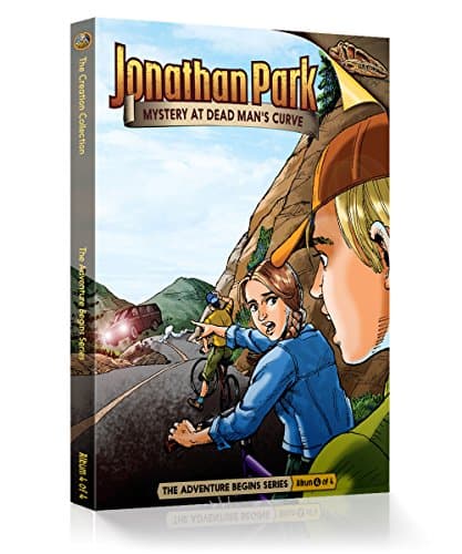 Book cover for Jonathan Park The Adventure Begins #4: Mystery at Dead Man's Curve by Jonathan Park