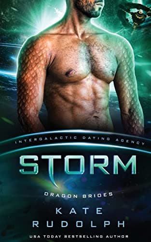 Book cover for Storm: Dragon Brides #5 (Intergalactic Dating Agency) by Rudolph, Kate