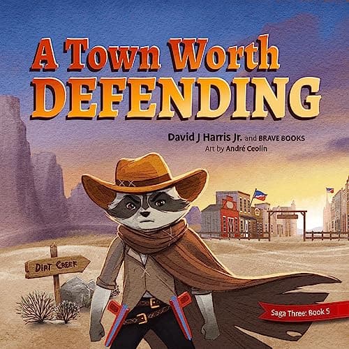 Book cover for A Town Worth Defending (Freedom Island, 3-5) by David Harris Jr.