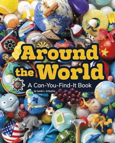 Book cover for Around the World (Can You Find It?) by Schuette, Sarah L.