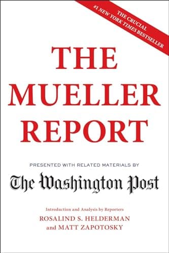 Book cover for The Mueller Report by The Washington Post