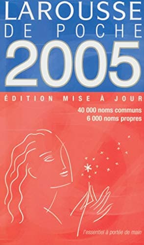 Book cover for Larousse De Poche 2005 by Larousse