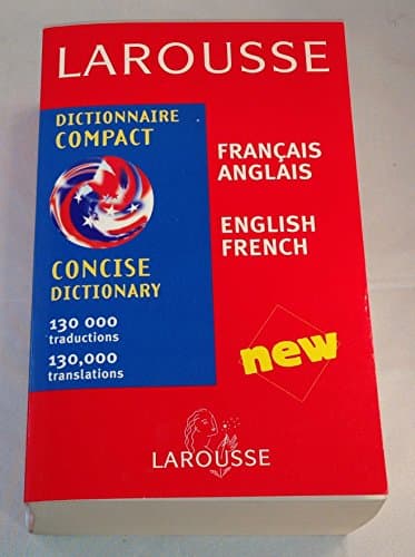 Book cover for Larousse Concise French/English English/French Dictionary (Larousse Bilingual Dictionaries) (English and French Edition) by Larousse