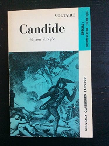Book cover for Candide (abrégé) by Voltaire
