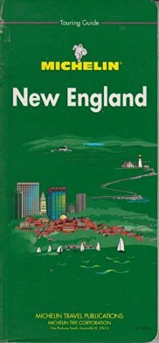 Book cover for Michelin Green Guide: New England, 1993/569 (Green Guides) by Michelin Travel Publications