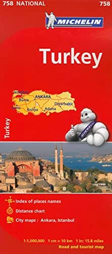 Michelin Turkey Map 758 (Maps/Country (Michelin))