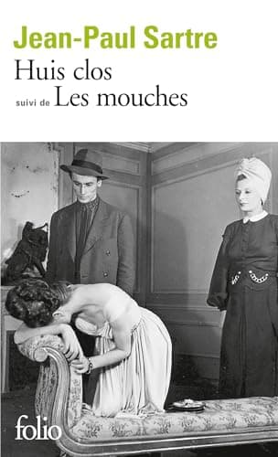 Book cover for Huis Clos, suivi de Les Mouches (Folio) by Jean-Paul Sartre