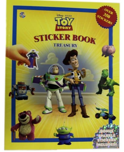 Book cover for Toy Story Sticker Book Treasury by Unknown
