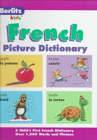 Book cover for Berlitz Kid's French Picture Dictionary (English and French Edition) by Berlitz Publishing Company