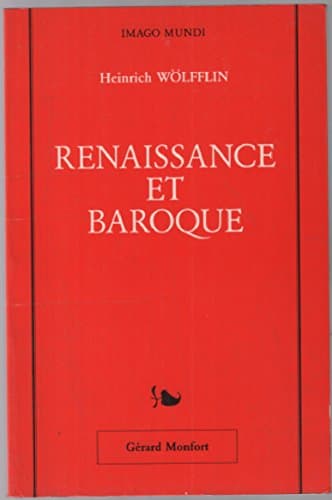 Book cover for Renaissance et Baroque by Heinrich Wölfflin