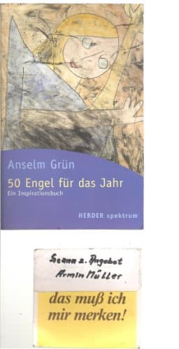 Book cover for 50 Engel für das Jahr (German Edition) by Grün, Anselm