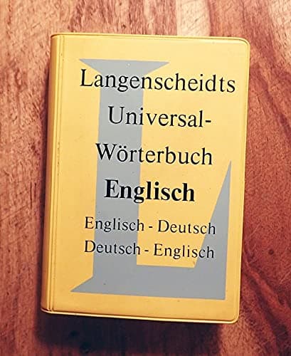 Book cover for Langenscheidts Universal-Worterbuch Englisch (English-German and German-English Dictionary) (English and German Edition) by Langenscheid
