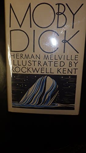 Book cover for Moby Dick or the Whale, Illustrated by Rockwell Kent by Melville, Herman; Kent, Rockwell