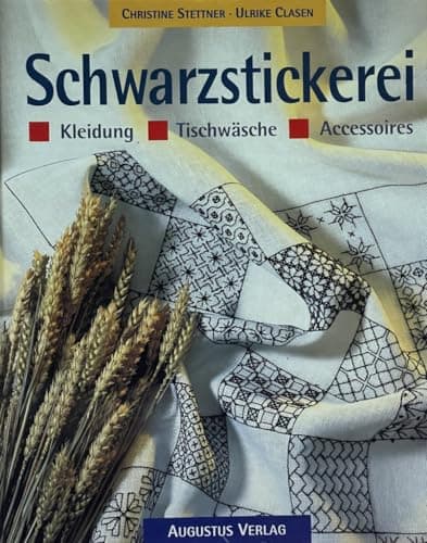 Book cover for Schwarzstickerei. Kleidung. Tischwäsche. Accessoires. by Stettner, Christine