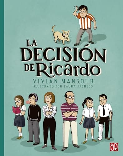 Book cover for La decisión de Ricardo (A La Orilla Del Viento) (Spanish Edition) by Vivian Mansour Manzur