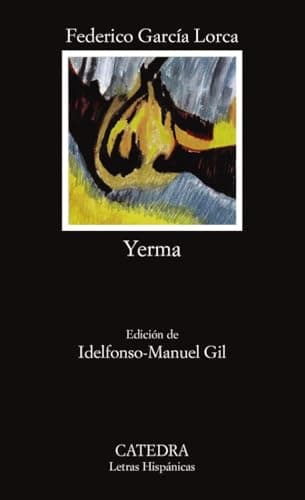 Book cover for Yerma: Poema tragico en tres actos y seis cuardos (Spanish Edition) by Federico Garcia Lorca