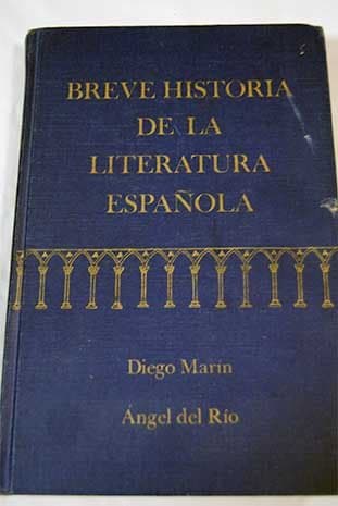 Book cover for Historia de La Literatura Espanola (Spanish Edition) by del Rio, Angel