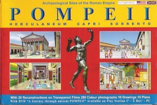 Book cover for Pompeii Archaeological Sites of the Roman Empire by Carlos Alberto Serta, Dominico d'Oriano