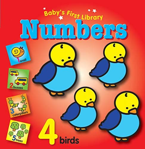 Book cover for Baby's First Library Numbers by Yoyo Books