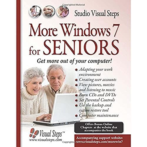 Book cover for More Windows 7 for Seniors (Computer Books for Seniors series) by Studio Visual Steps