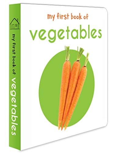 Book cover for My First Book of Vegetables by Wonder House Books