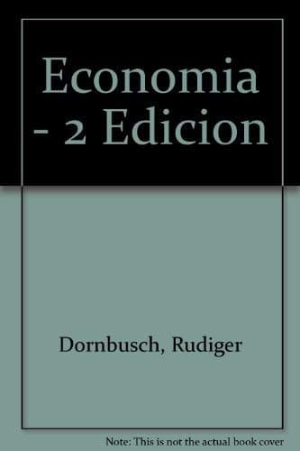 Book cover for Economia - 2 Edicion (Spanish Edition) by Dornbusch, Rudiger