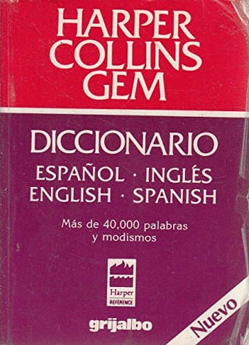 Diccionario Harper Collins Gem-Pack 5000 Pal. (Spanish Edition)