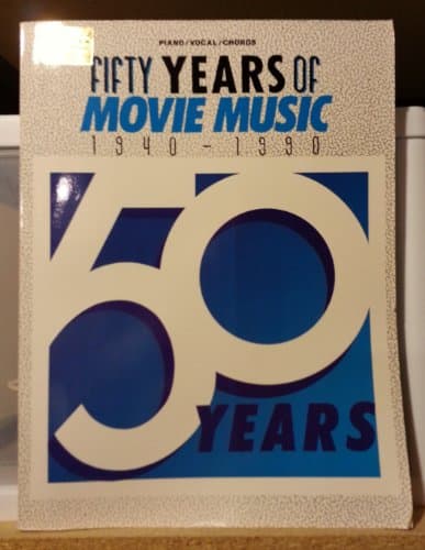 Book cover for 50 Years of Movie Music 1940-1990 by unknown author