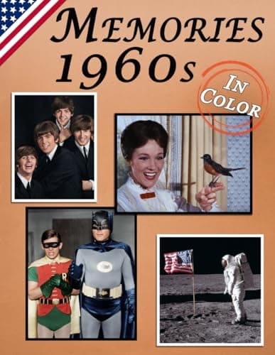 Book cover for Memories: Memory Lane 1960s For Seniors with Dementia (USA Edition) [In Color, Large Print Picture Book] (Reminiscence Books) by Books, Mighty Oak