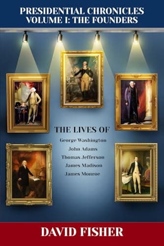 Book cover for Presidential Chronicles Volume I: The Founders: The Lives of: George Washington, John Adams, Thomas Jefferson, James Madison, and James Monroe by Fisher, David