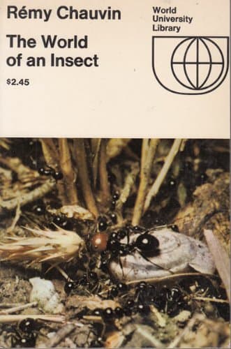 Book cover for The world of an insect (World university library) by Chauvin, Rémy