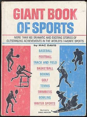Book cover for The giant book of sports by Davis, Mac