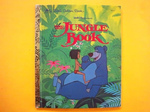 Book cover for Walt Disney presents The jungle book (A Giant golden book) by KIPLING, RUDYARD