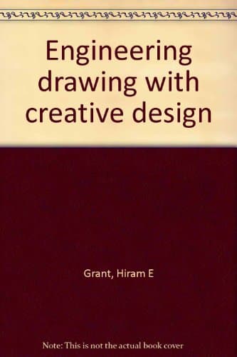 Book cover for Engineering drawing with creative design by Grant, Hiram E