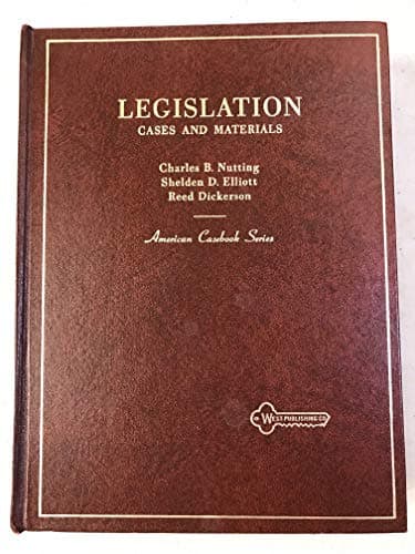 Book cover for Cases and materials on legislation (American casebook series) by Nutting, Charles Bernard