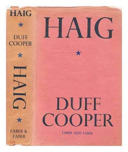 Book cover for Haig by Cooper, Duff
