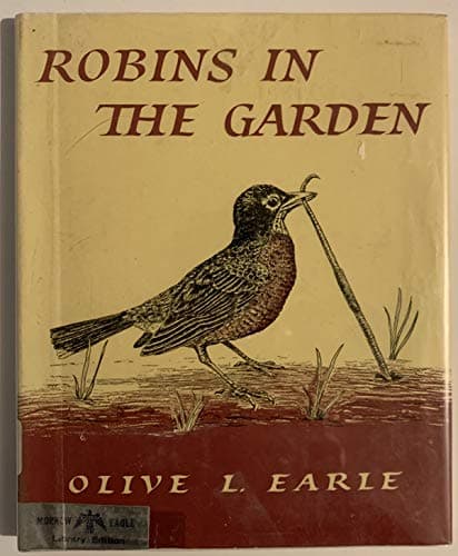 Book cover for Robins in the garden by Earle, Olive Lydia