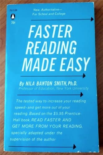 Book cover for Faster reading made easy by Smith, Nila Banton