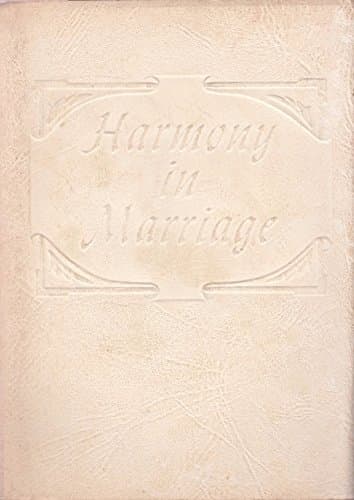 Book cover for Harmony in marriage by Wood, Leland Foster
