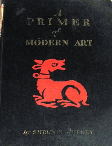 Book cover for A primer of modern art, by Sheldon Cheney